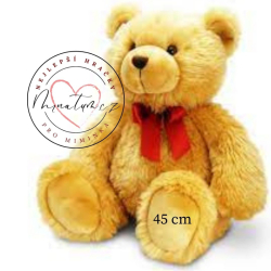 Baculatý Keel Toys plyšový medvídek hnědý 45 cm