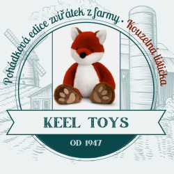 Keel Toys plyšová liška 18 cm